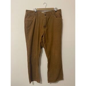 Bob Timberlake Corduroy Pants Tan Waist 40X30 Straight Leg Casual Preppy Office